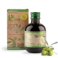 Organic High Polyphenol Rich Extra Virgin Olive Oil OLIVIE PLUS 30X | 250 ml