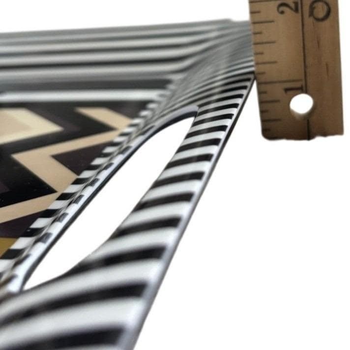 Missoni Target Zig Zag Chevron Serving Tray Large 20" Brown Black Designer Party gallery