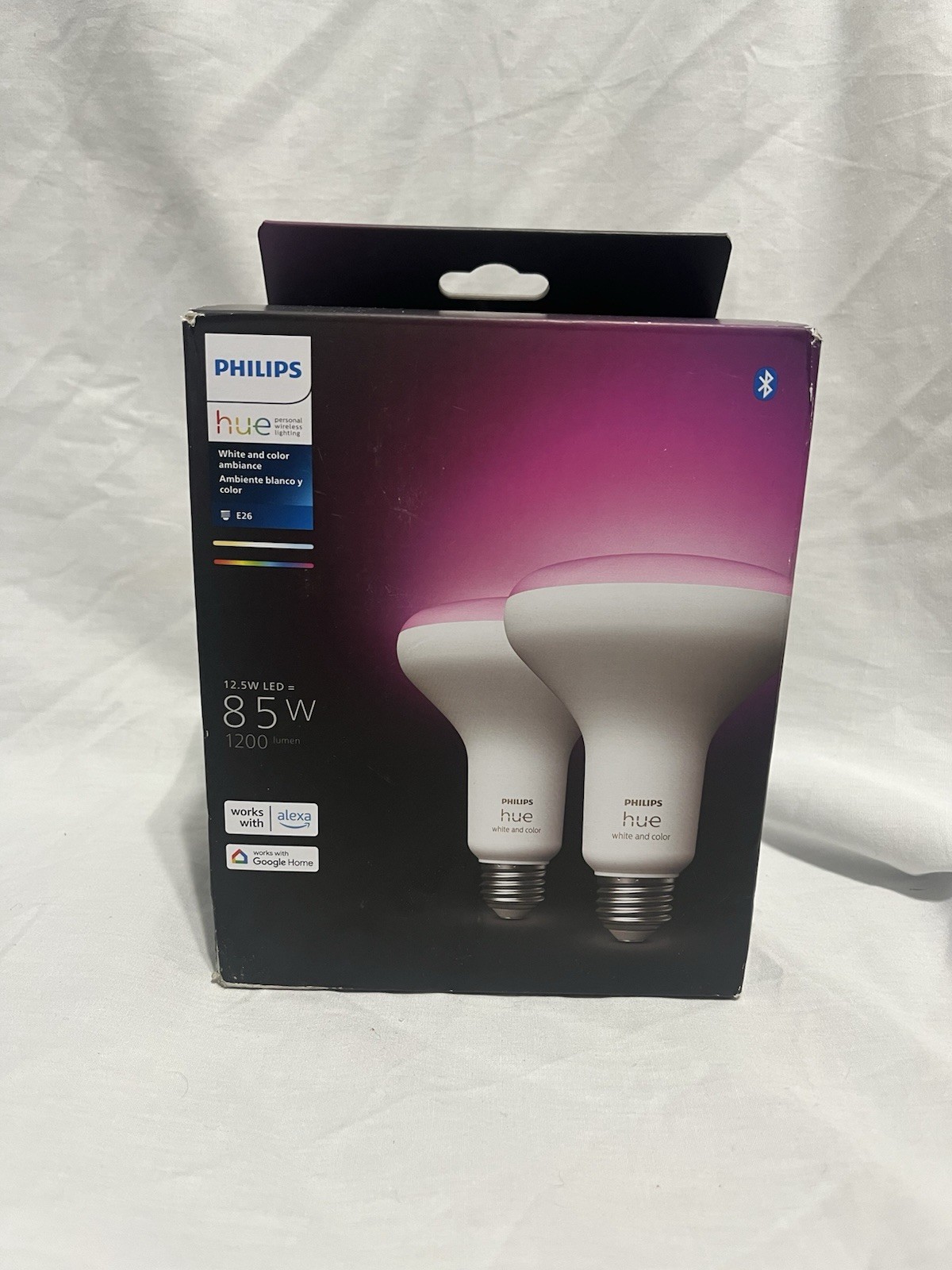 Philips Hue (White & Color) BR30 85W E26 Smart LED (2 Pack) 578096 NEW gallery