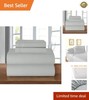 Luxury 1500 Hotel Quality Microfiber 4-Piece Sheet Set - Wrinkle Resistant, ... gallery
