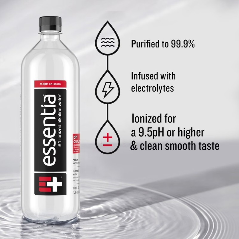 Essentia Ionized Alkaline Bottled Water, 1.5 Liter Bottles, 12 Pack gallery