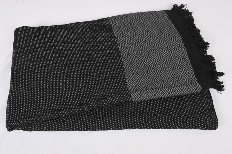 Turkish Blanket, Sofa Blanket, Diamond Blanket, 79"x99" Inches Bed Cover, gallery