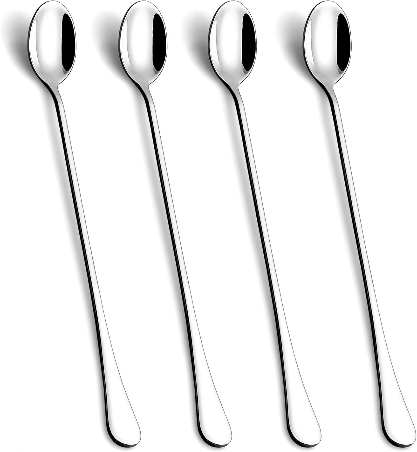 9.5-Inch Long Handle Spoon, Ice Tea Spoons, Ice Cream Spoon, Long Coffee Spoons, gallery