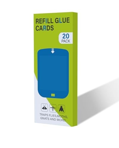 20 Pcs Refill Cartridges for Stem Flying Insect Light Trap, Replacement Glue Car gallery