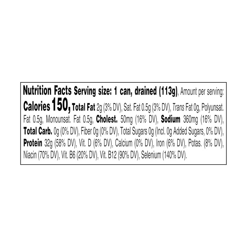 Blue Harbor Wild Albacore Solid White Tuna in Water 4.6oz 12 Pack Cans gallery
