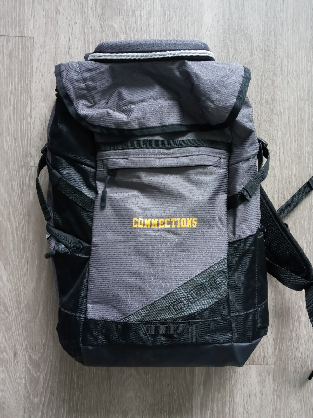 ***NEW*** OGIO Gray Black Backpack - Wet Dry Pocket, Inner & Outer Pockets