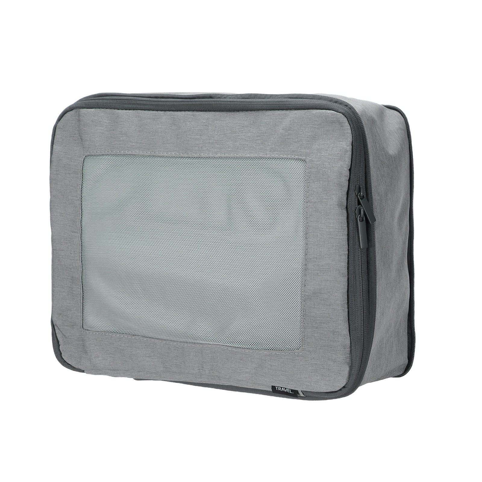 Compression Packing Cube 34x26x13cm Travel Luggage Organizers Bag Grey gallery