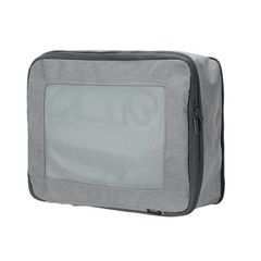 Compression Packing Cube 34x26x13cm Travel Luggage Organizers Bag Grey
