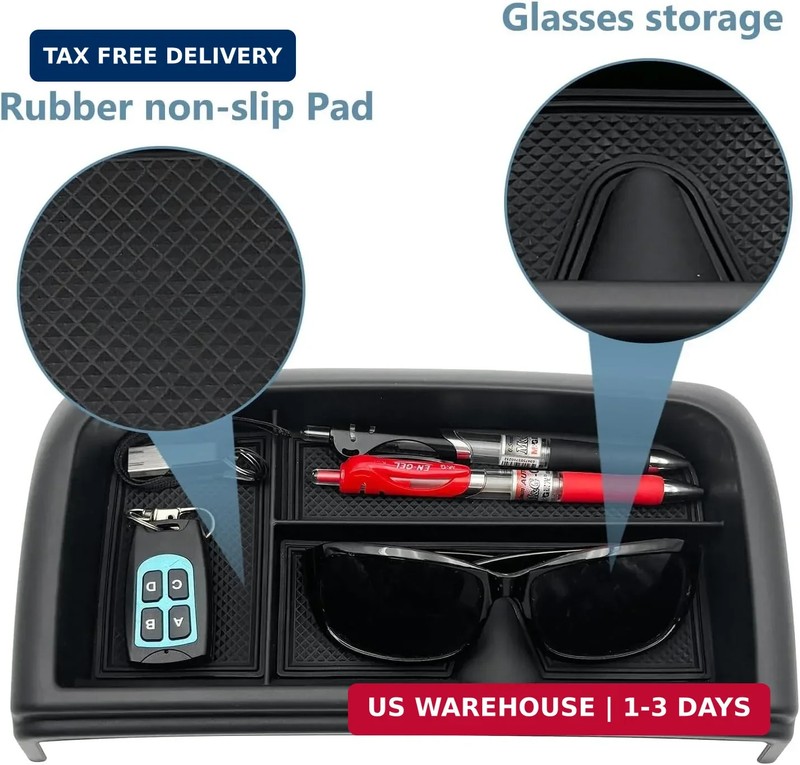 Dash Storage Tray Insert Behind Screen Organizer Storage Accessories fits for 20 gallery