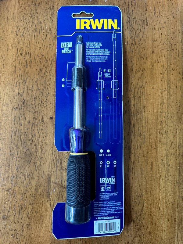 Irwin Tools 1948779 Extending Screwdriver with 5 Impact Bits New gallery