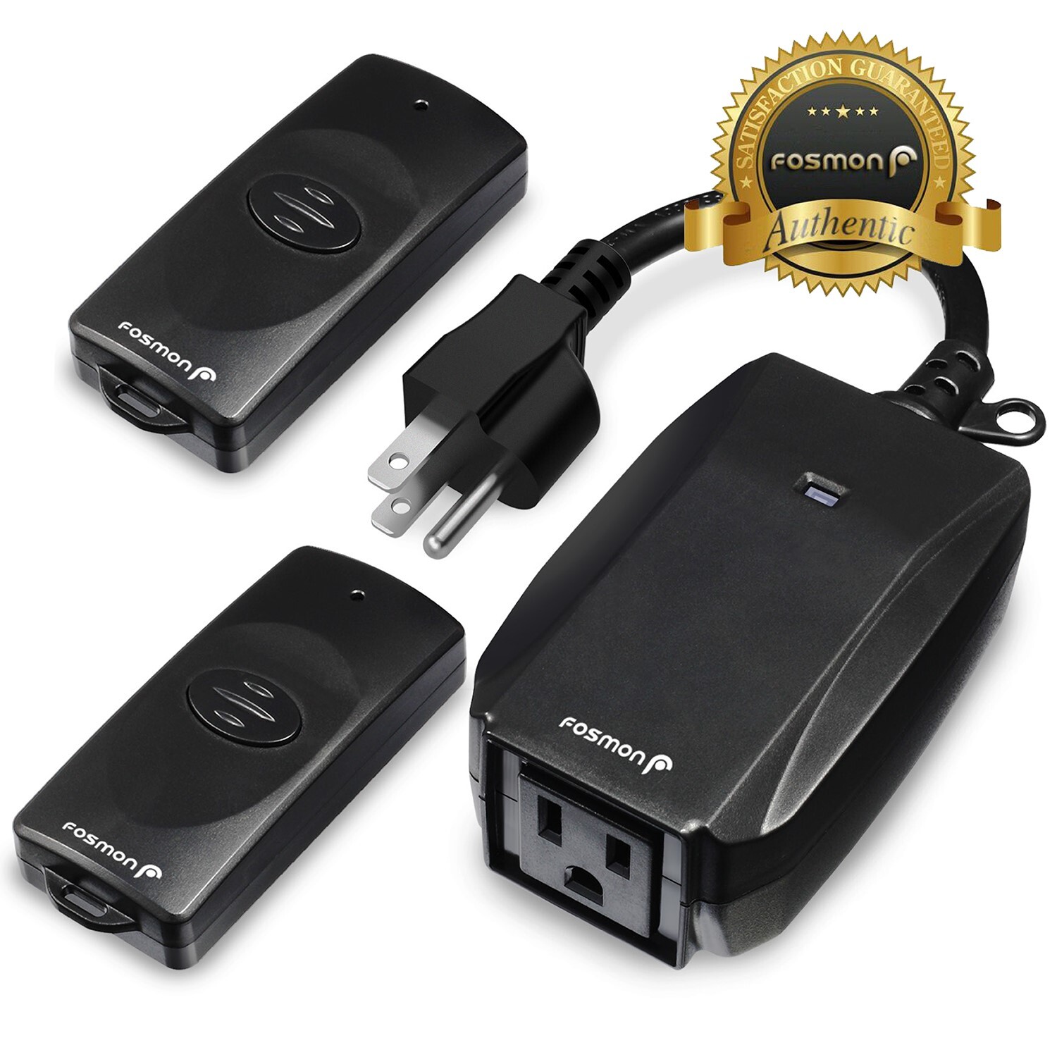 Waterproof Outdoor Outlet Power Switch Plug In with 2x Wireless Remote Control gallery