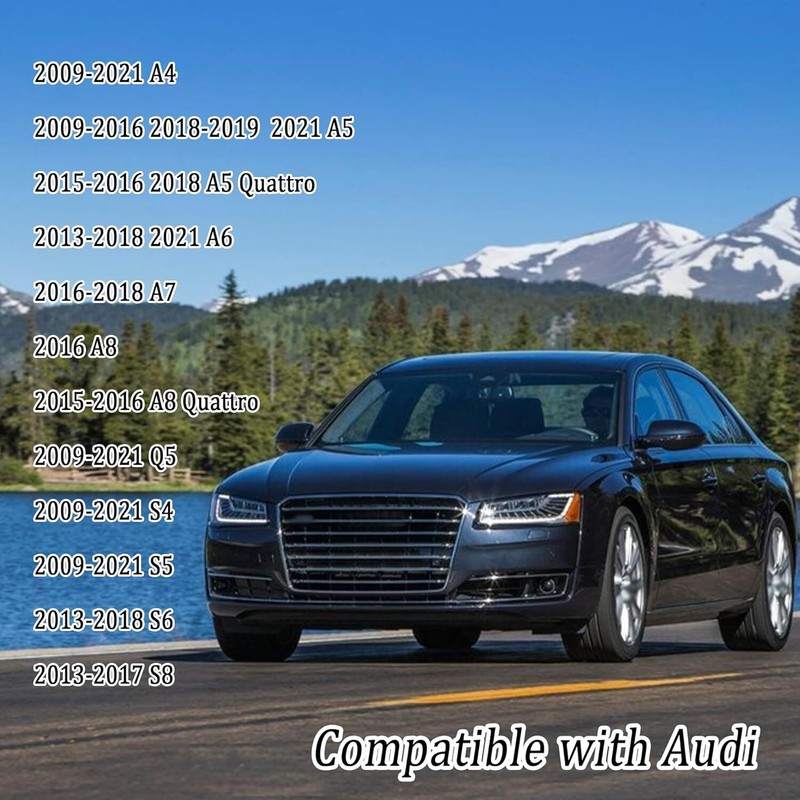 Car Push Start Button Cover Compatible with Audi,Cool Aluminum Engine Start Butt gallery
