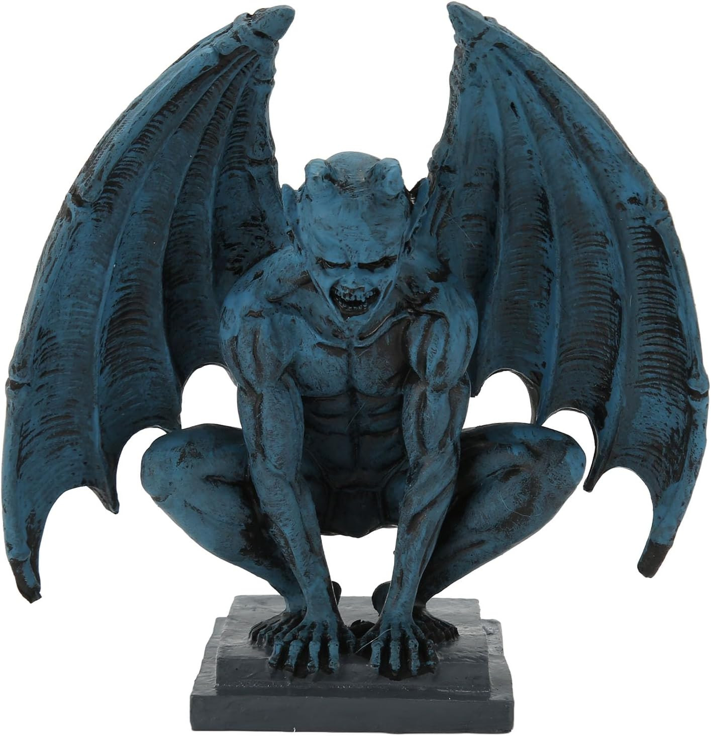 Gargoyle Statue, Resin Gothic Sculpture Ornament Halloween Outdoor Decor Resin M gallery