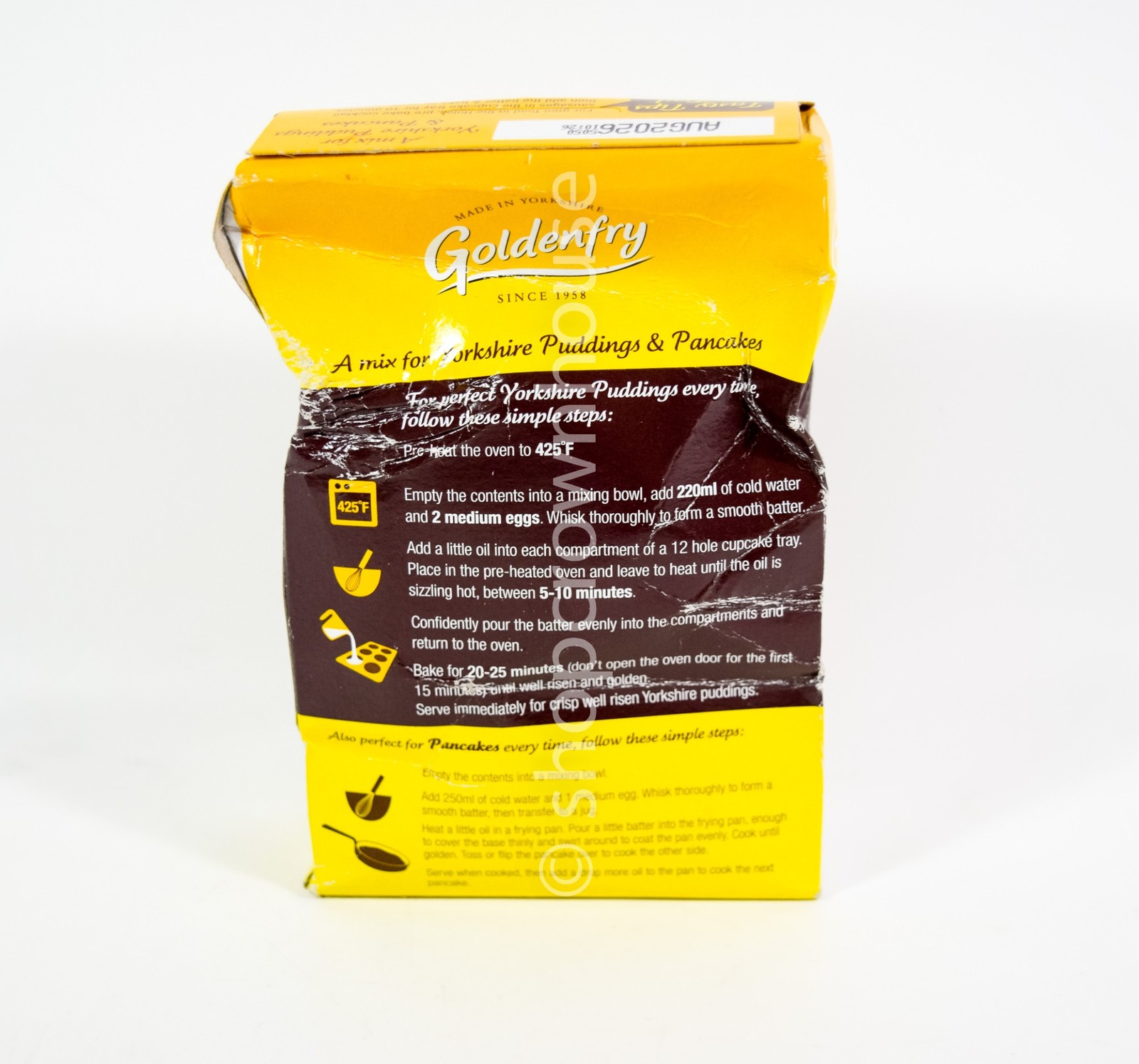 3 Goldenfry Yorkshire Pudding & Pancake Mix 5oz Box 08/2026 gallery