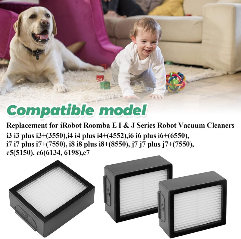 Filters Replacement for Irobot Roomba E I J Series J7 I1+ I3 I3+ I4 I5 I6 I7 I7+ gallery