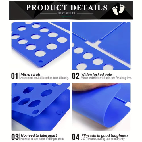 Adjustable Clothes Folding Board and Fast T-Shirt Folder Organizer for Adults. gallery