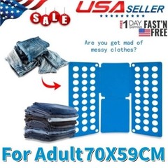 Clothes Folder Folding Board Laundry Organizer for Adult T Shirt Fast Fold Flip.