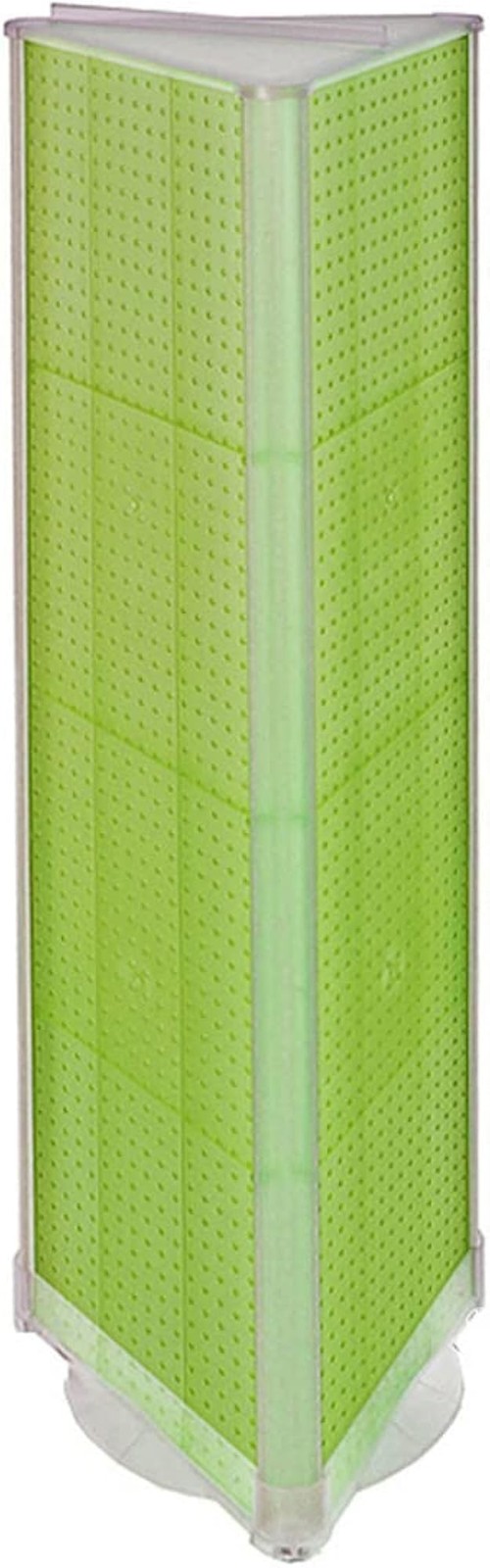 Azar 700450-GRE Three-Sided Spinning Pegboard, Green Translucent Pegboard - Gree gallery