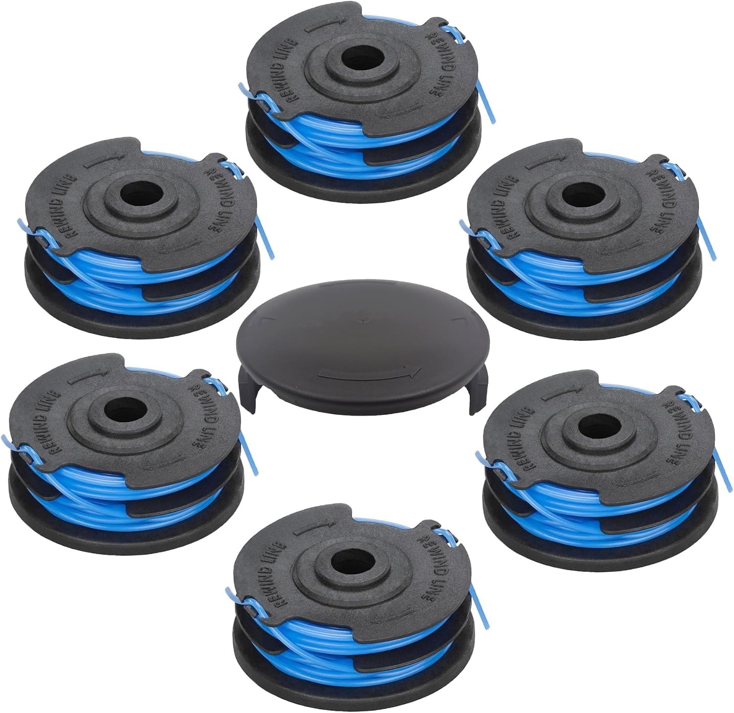AC41RL3 0.065" 27FT Autofeed Dual Replacement Spool Line 6 Spools 1 Cap gallery