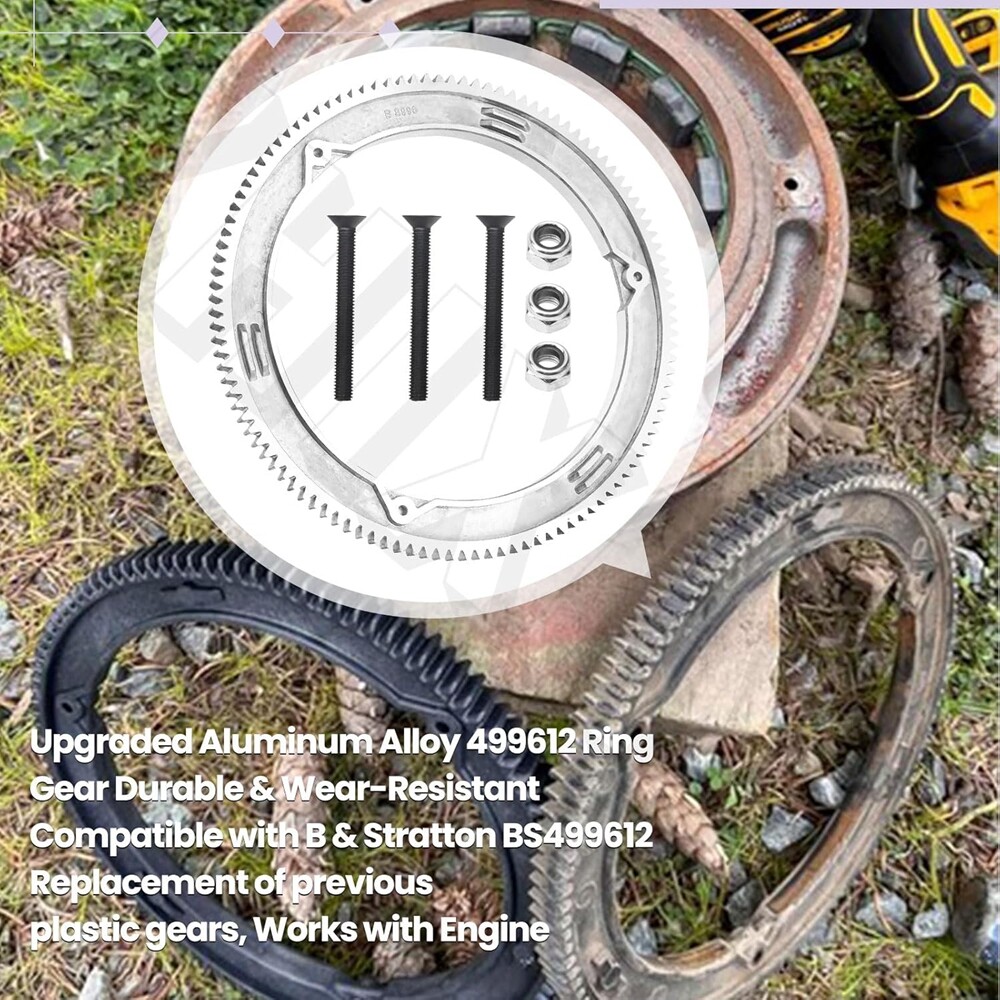 UPGRADED ALUMINUM ALLOY 499612 RING GEAR DURABLE & WEAR-RESISTANT FOR B&S W gallery