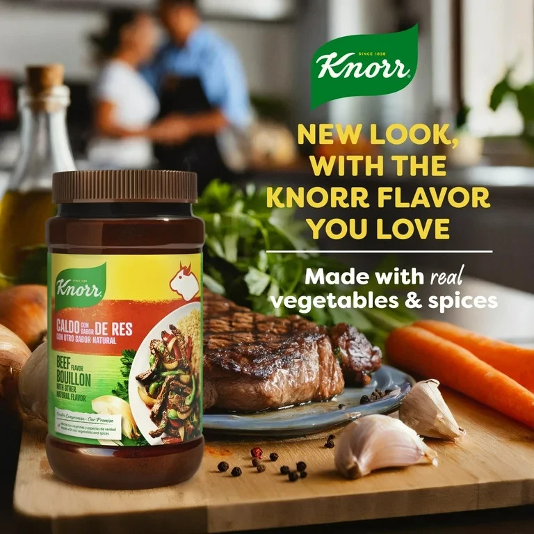 Knorr Granulated Beef Bouillon Ground Seasoning, 2.0 lb Jar gallery