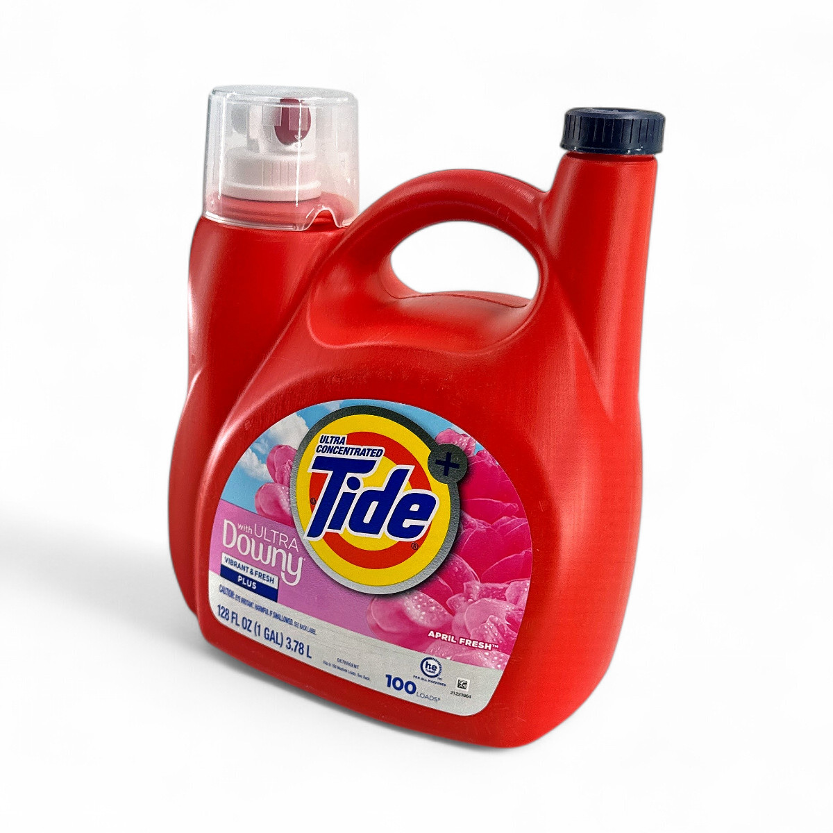 Tide Ultra Downy Liquid Laundry Detergent April Fresh Scent - 100 Loads, 128 oz gallery