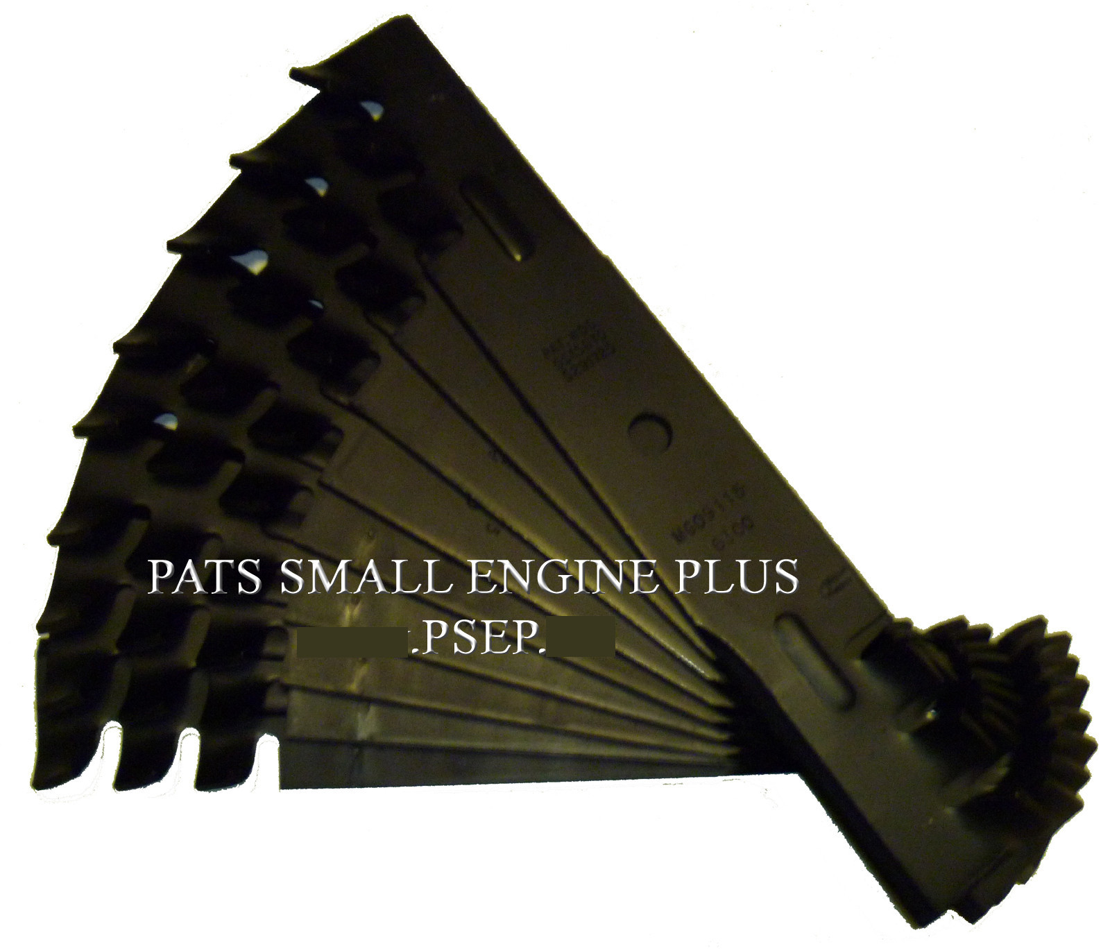 9 PK BAD BOY COMMERCIAL MULCHER MOWER BLADES 48" CUT 038-5350-00 / 0385350-0050 gallery