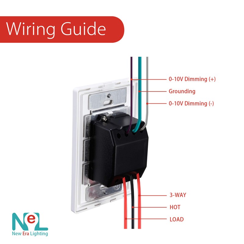 0-10V Low Voltage Dimmer Switch for LED and Fluorescent Fixtures, White gallery