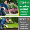 Connectable Garden Landscape Edging - 15ft Total Length No Need 15 Feet White gallery