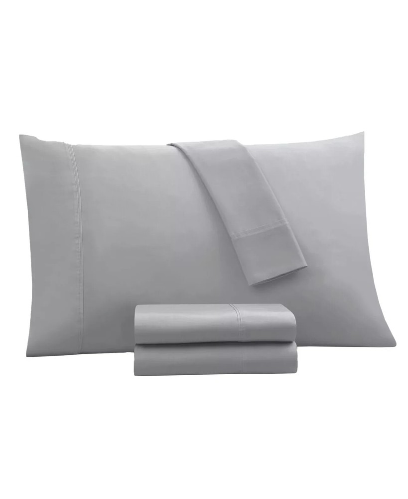 Brixton Ave 1200 Thread Count Triblend King 6Pc Sheet Set color grey size queen