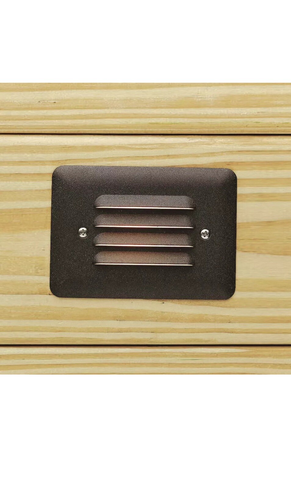 Kichler 15782-27 Bronze 5" Led Mini Louvered Step Light - 2700K gallery