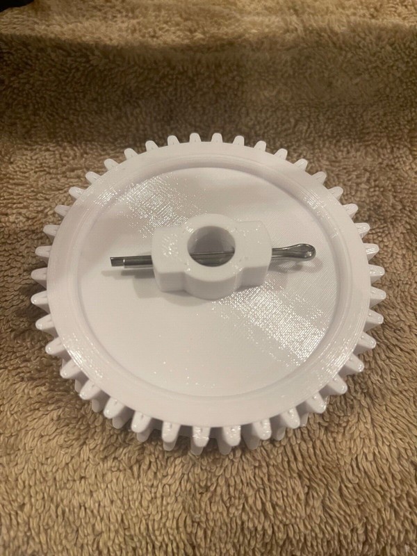 Thompson Sears Tractor Lawn Sprinkler Gear Set and Top Bushing - 3D Printed gallery