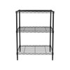 Hyper Tough 3-Tier Wire Shelving Rack 750 lbs Capacity Garage Storage Shelf Blac gallery