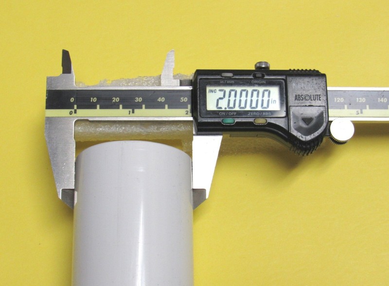 16ft Central Vacuum Pipe 2" PVC = (8) 2 ft sticks + (6) couplings gallery