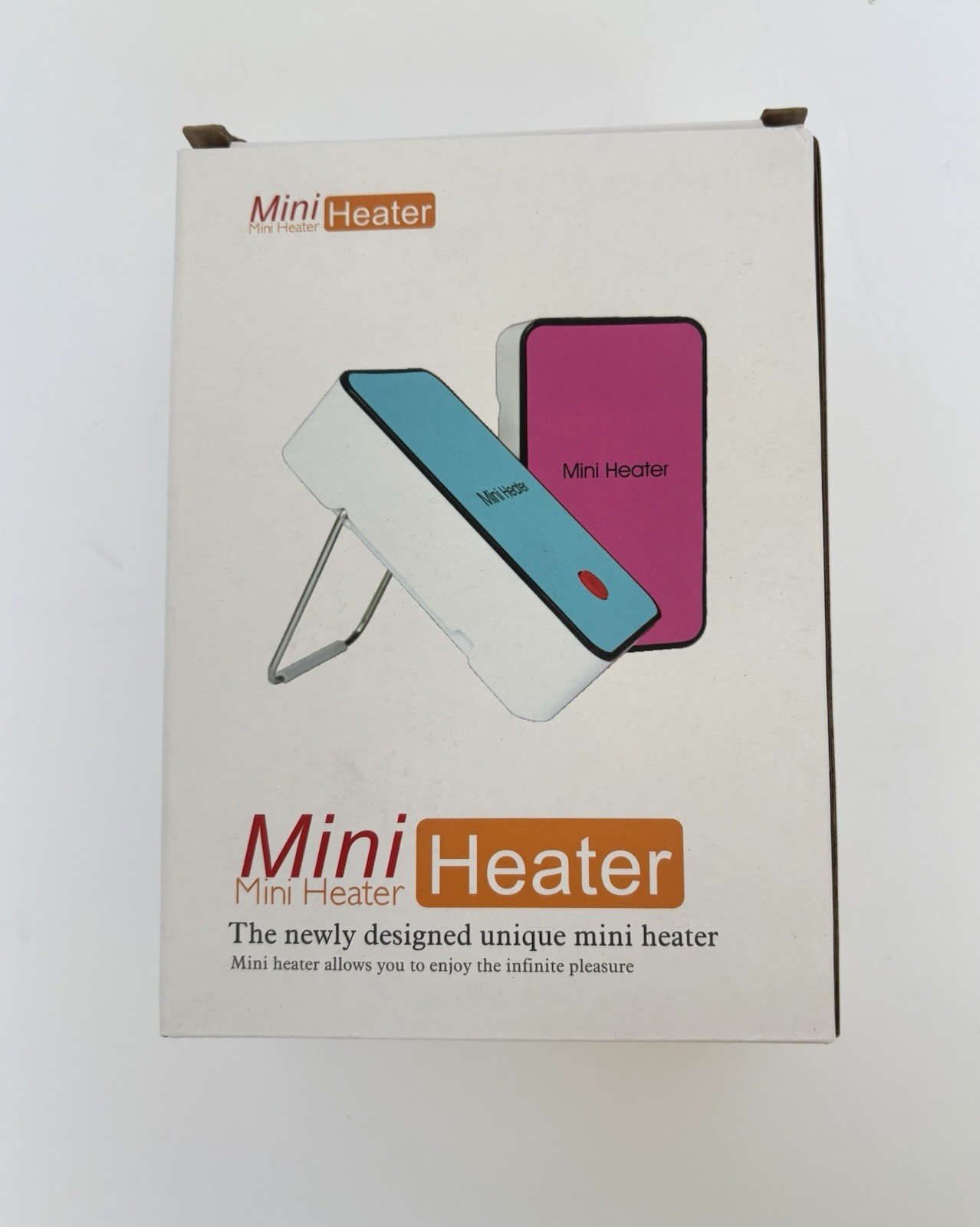 New Black Mini Electric Desktop Heater - 110V, 60Hz, 50db, Strong Heat, Compact gallery