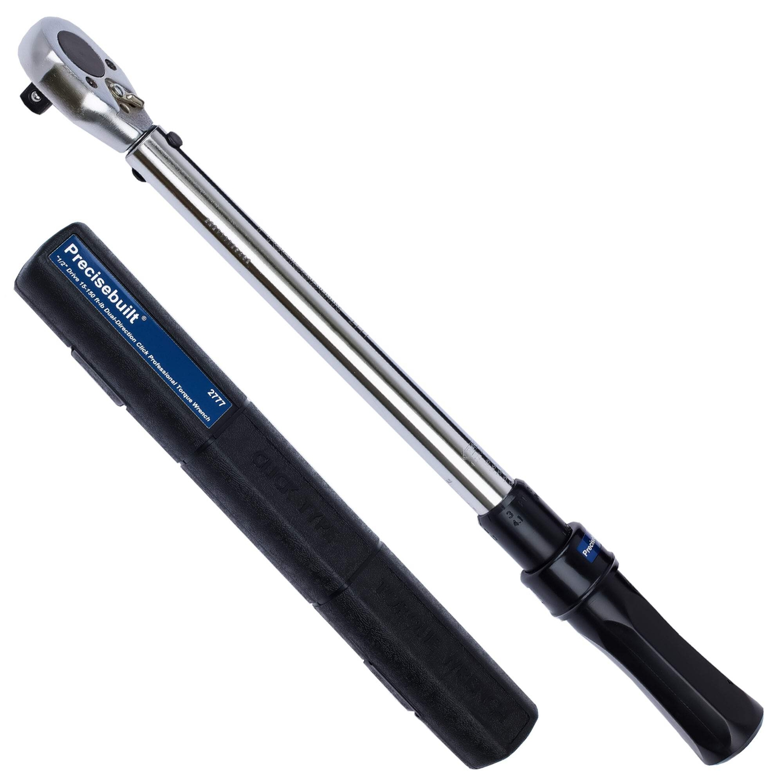 Precisebuilt 1/2" Drive 15-150 ft-lb (Nm) Dual-Direction Click Pro Torque Wrench gallery