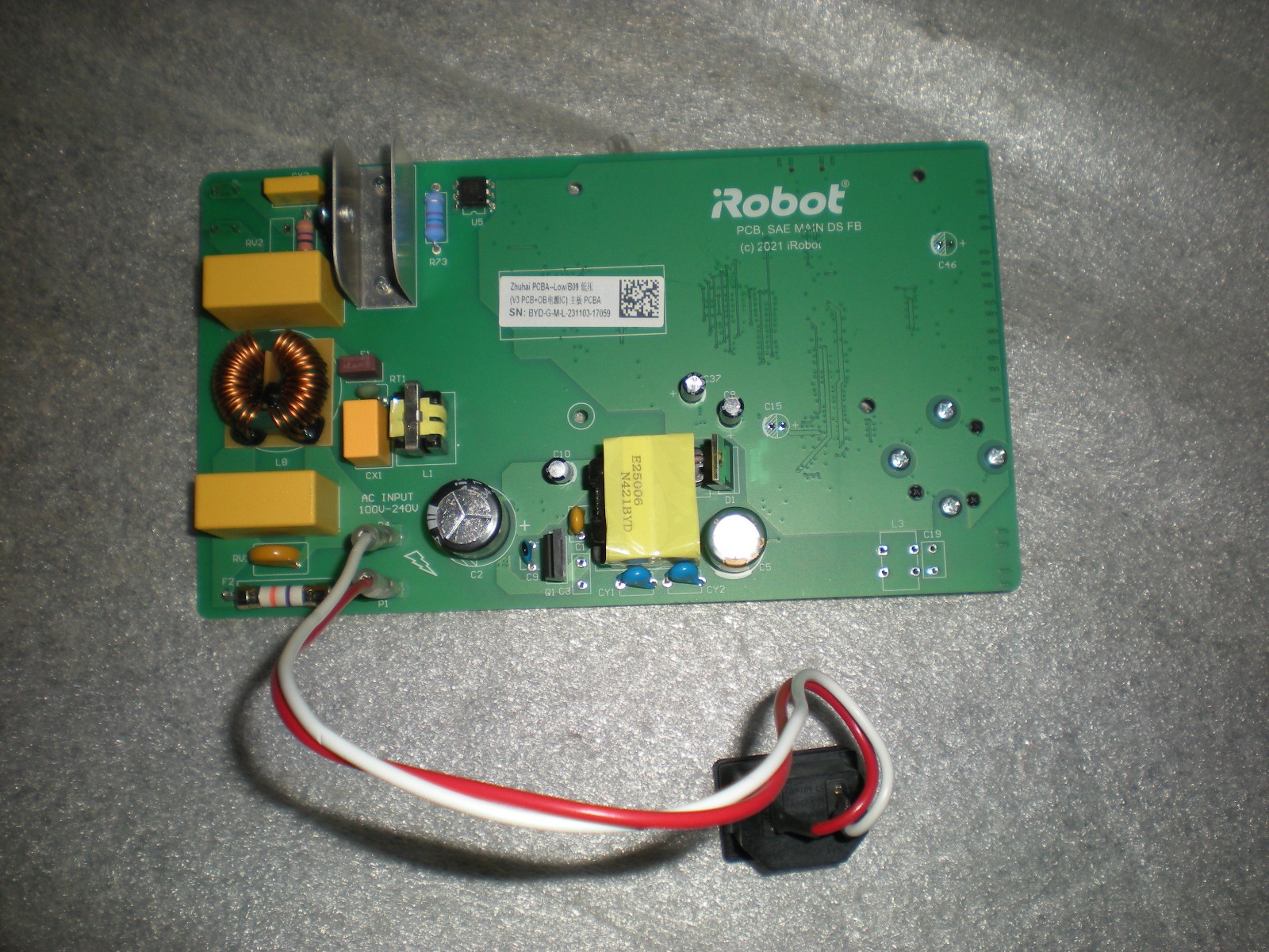OEM iRobot Roomba Clean Base Automatic ADG-N1 j6 j7 PCB SAE MAIN Control Board gallery