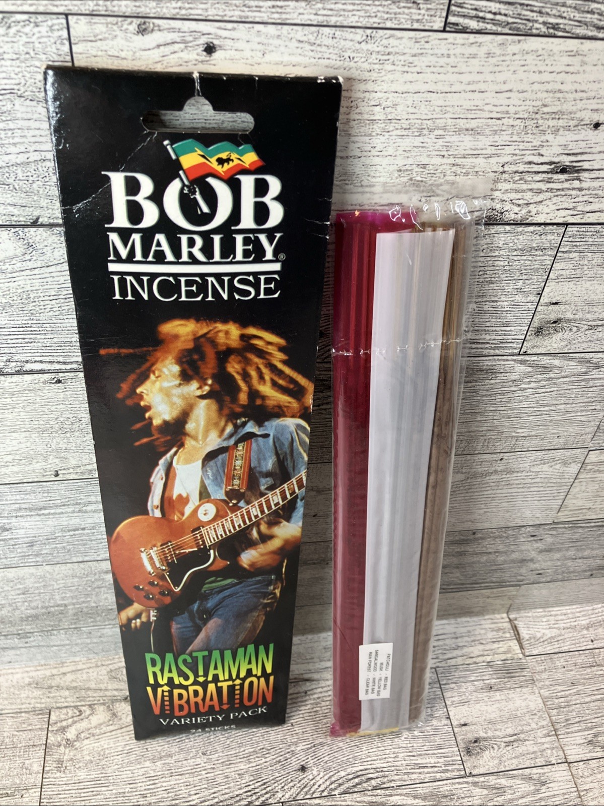 Vintage BOB MARLEY Rastaman Vibration INCENSE 1 PK 24 Sticks Official Licensed gallery