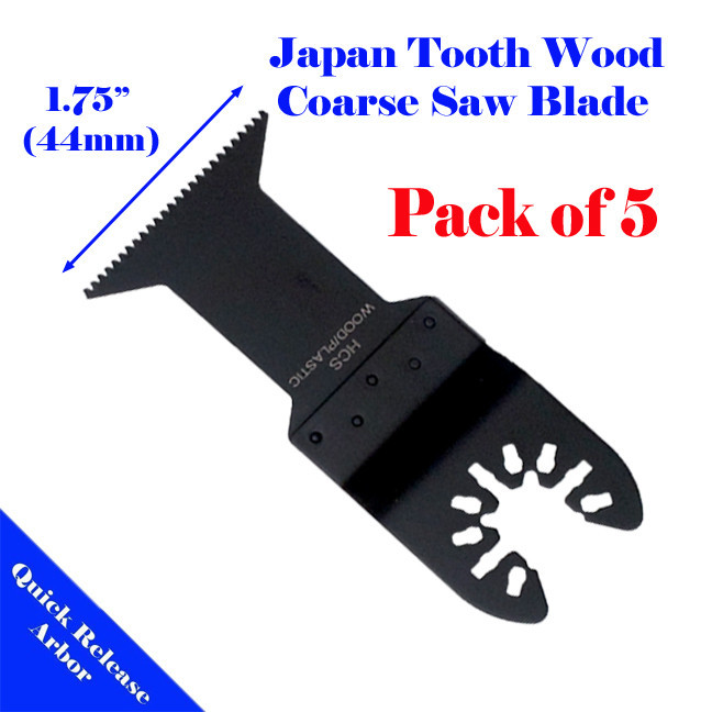 5 44mm Blade Oscillating MultiTool For Black & Decker Milwaukee Craftsman Ridgid