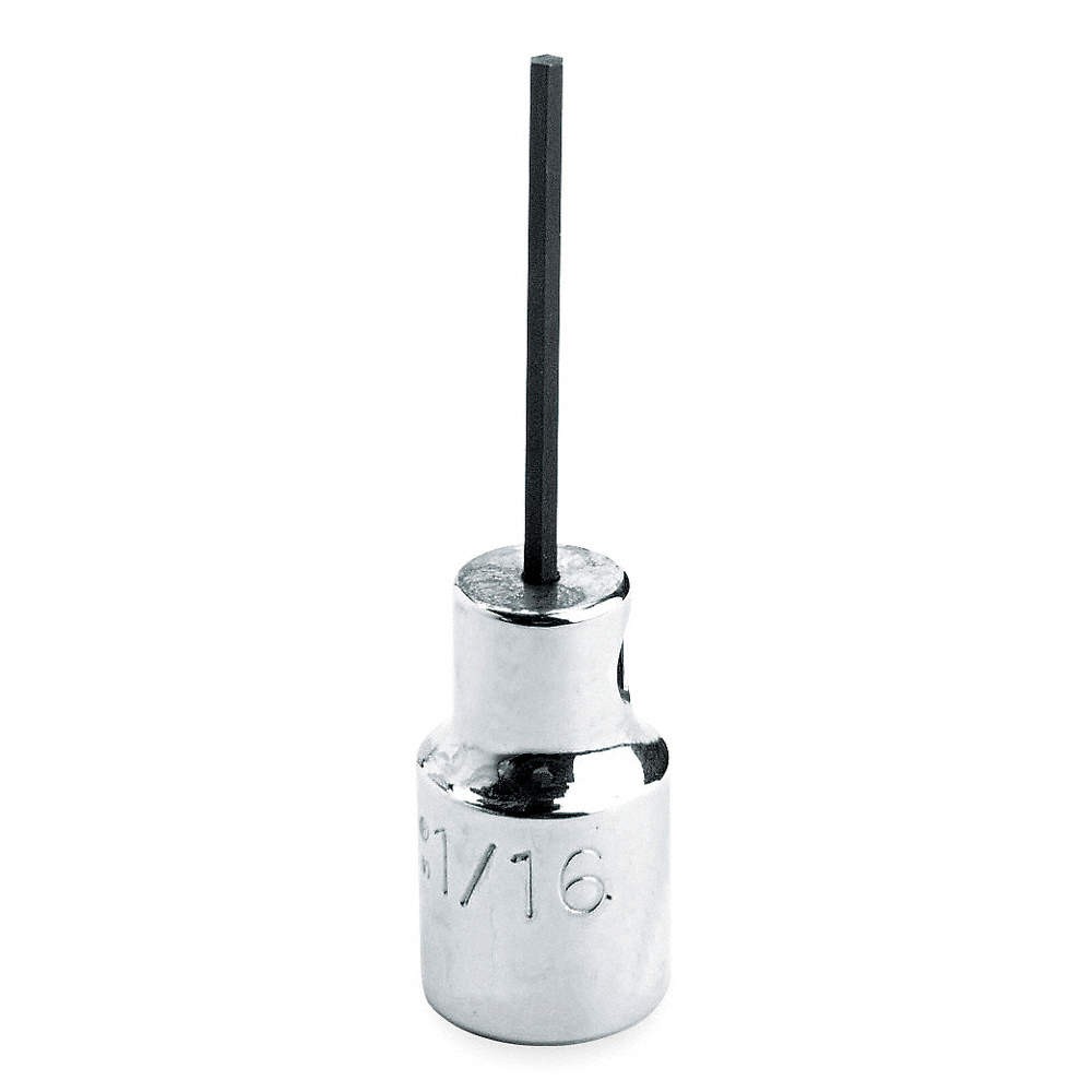 PROTO J4770-4M Socket Bit, Steel, 1/4 in, TpSz 4 mm 426H47 gallery
