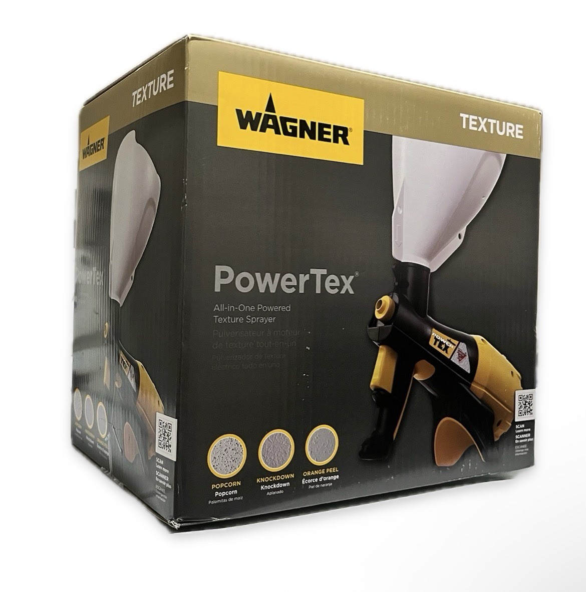 WAGNER 0520100 POWER TEX. ALL IN ONE POWERED TEXTURE SPRAYER. 1 Gallon Hopper gallery