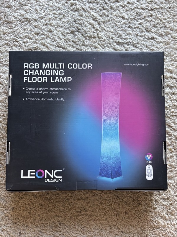 Leonc Design Multi Color Electric Quiet 52 Inch Creative Elegant LED Floor Lamp gallery