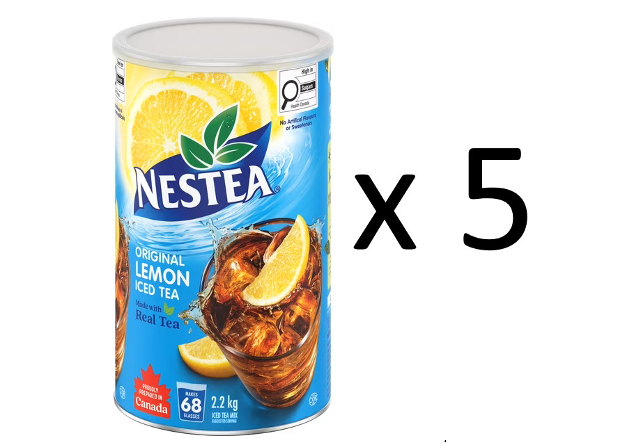 Nestea Original Lemon Iced Tea Mix 2.2kg x5 Pack Instant Drink Powder gallery