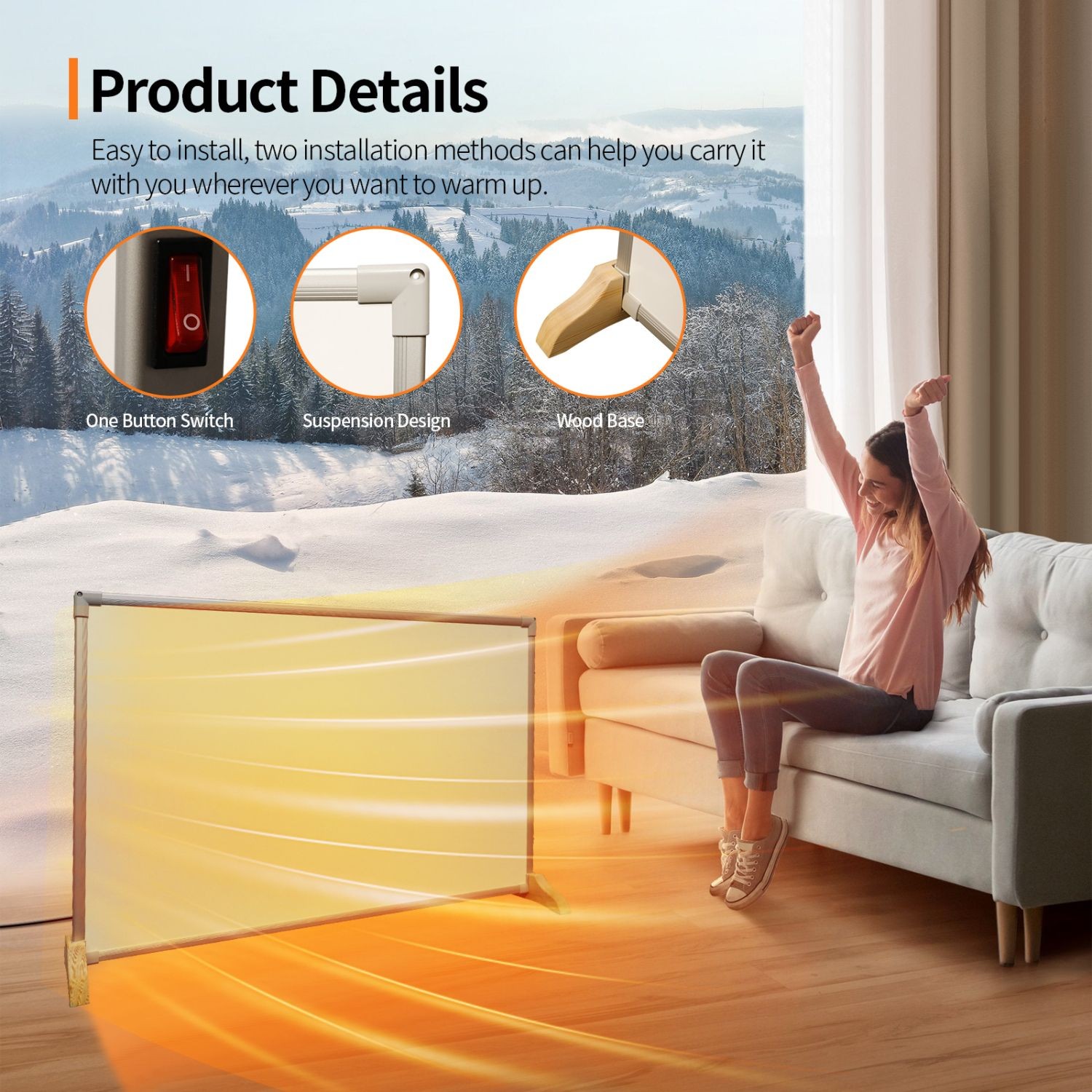 Eco-Friendly Graphene Wall Heating Panel for Maximum Comfort gallery