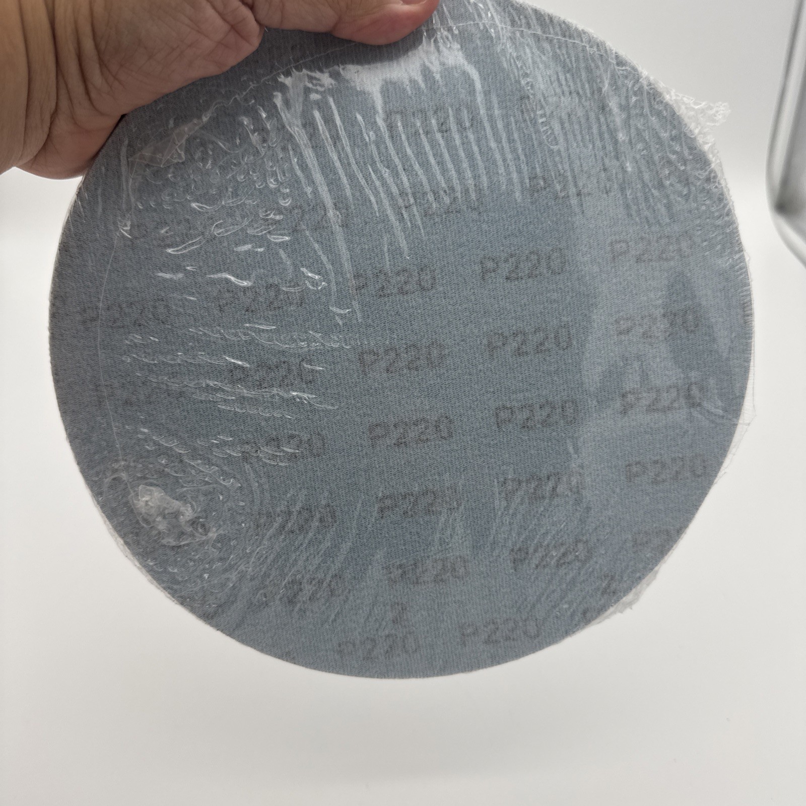 25 Pcs 9” P220 Hook & Loop Sanding Discs No Hole Aluminum Oxide Multi Surface gallery