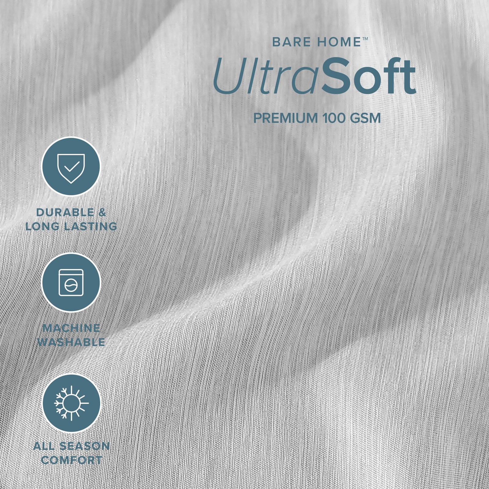 Bare Home Comforter Set - Twin/Twin Extra Long - Ultra-Soft - Goose Down gallery