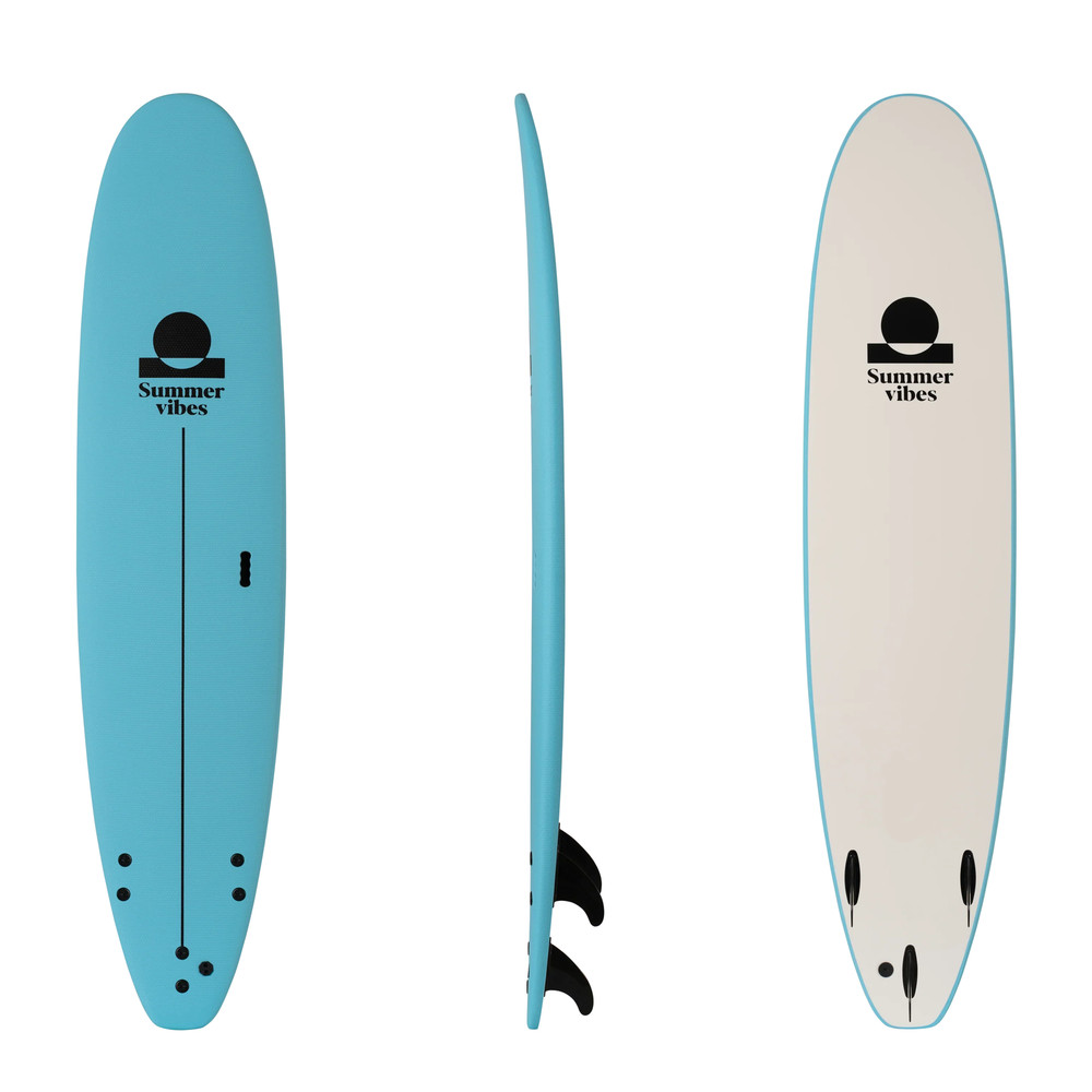 Summer vibes Stable Table Softboard 8'0" / 75L – Blue White With Handle