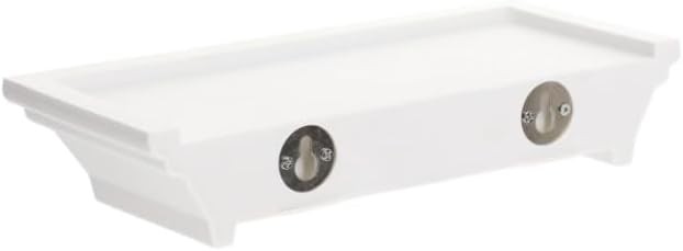 Plastic Floating Shelf. 8.6 inches x 4 Inches. Holds Up to 5 Pounds. gallery