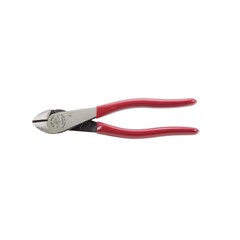 Klein Tools D228-7 7in High-Leverage Diagonal Cutting Pliers Red Handles