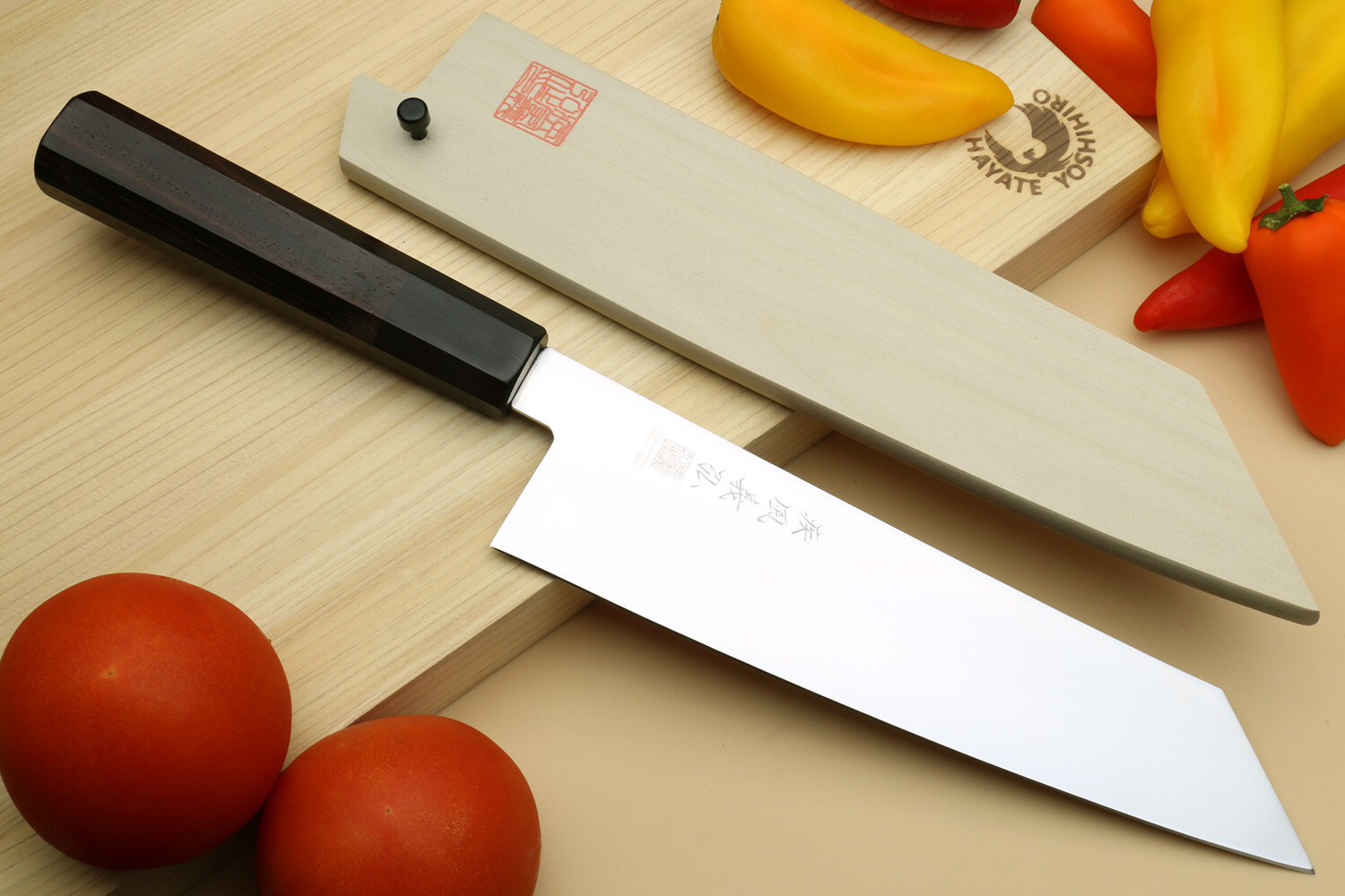 Yoshihiro AUS10 Ice Hardened Stainless Steel Kiritsuke Japanese Chef Knife gallery